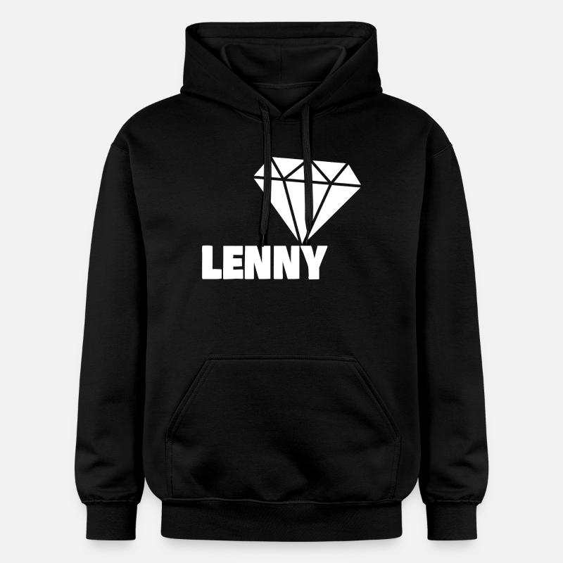 Lenny en diamant - Sweat à capuche Softstyle® Gildan Unisexe - noir