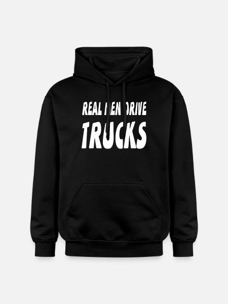 camion - Sweat à capuche Softstyle® Gildan Unisexe - noir