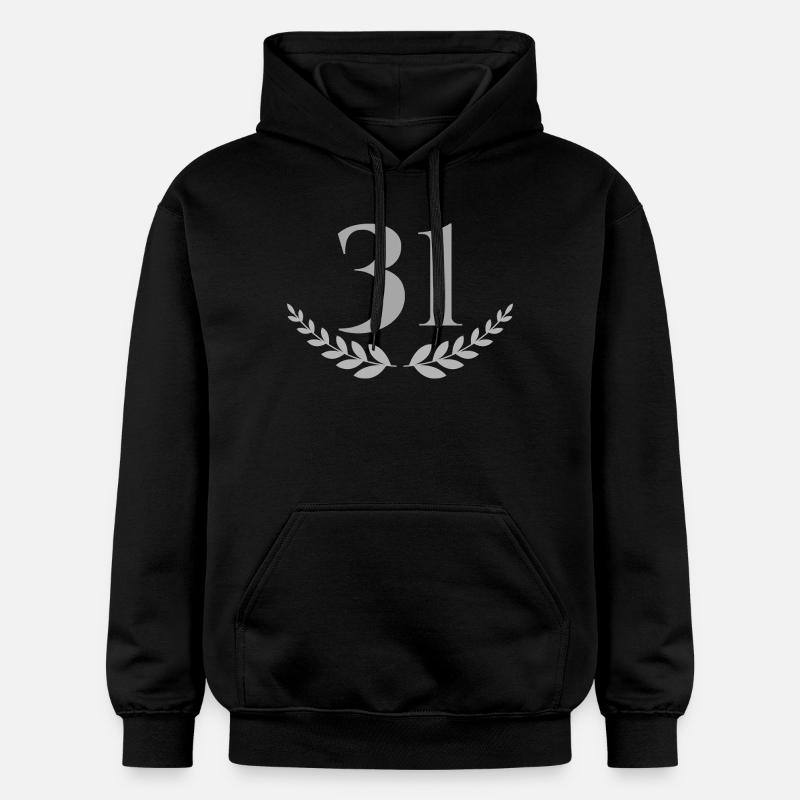 31 - Sweat à capuche Softstyle® Gildan Unisexe - noir