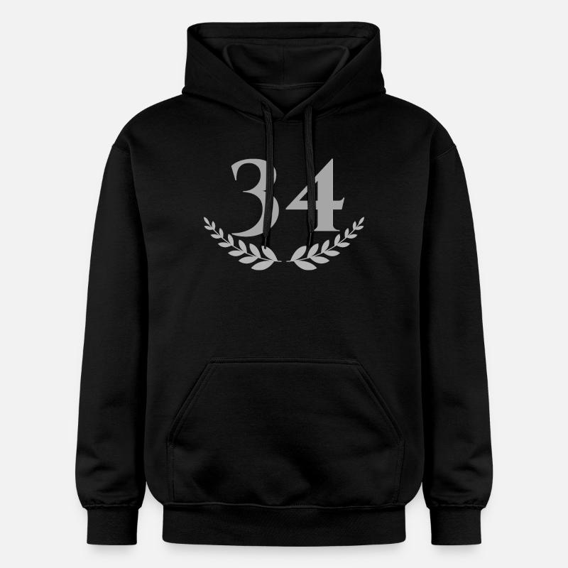 34 - Sweat à capuche Softstyle® Gildan Unisexe - noir