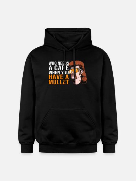 Coupe mulet Coupe mulet - Sweat à capuche Softstyle® Gildan Unisexe - noir