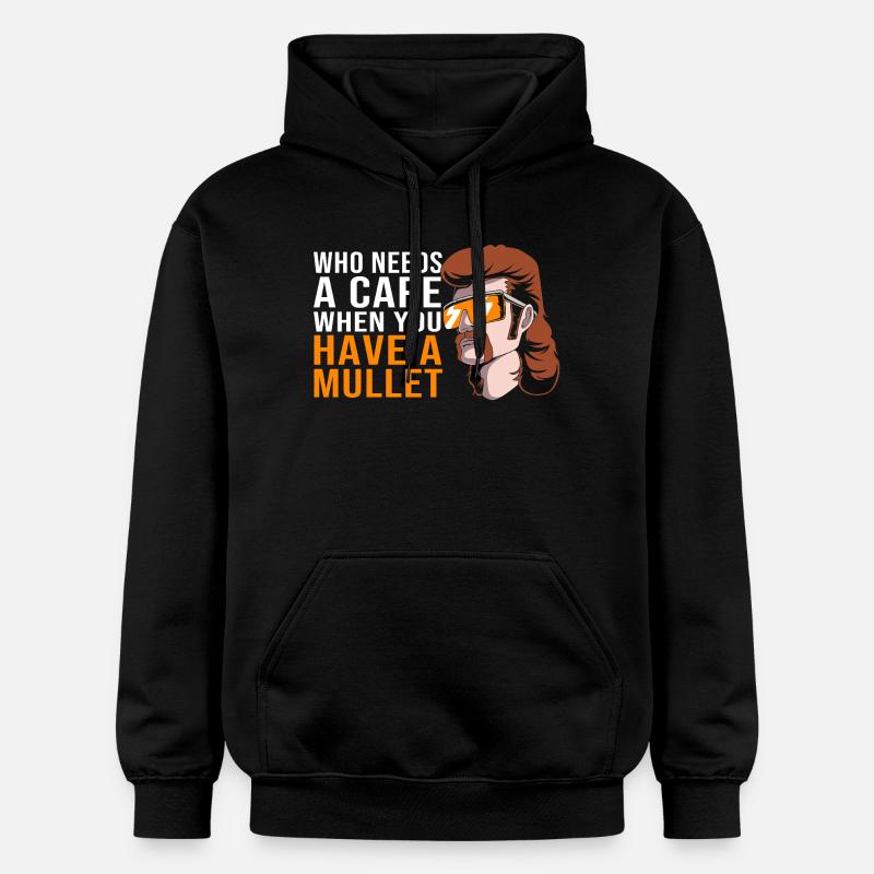 Coupe mulet Coupe mulet - Sweat à capuche Softstyle® Gildan Unisexe - noir