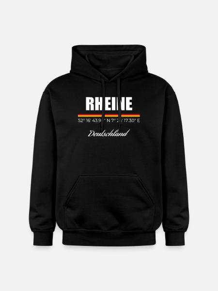 Rheine - Gildan Unisex Softstyle® Midweight Hoodie - Schwarz
