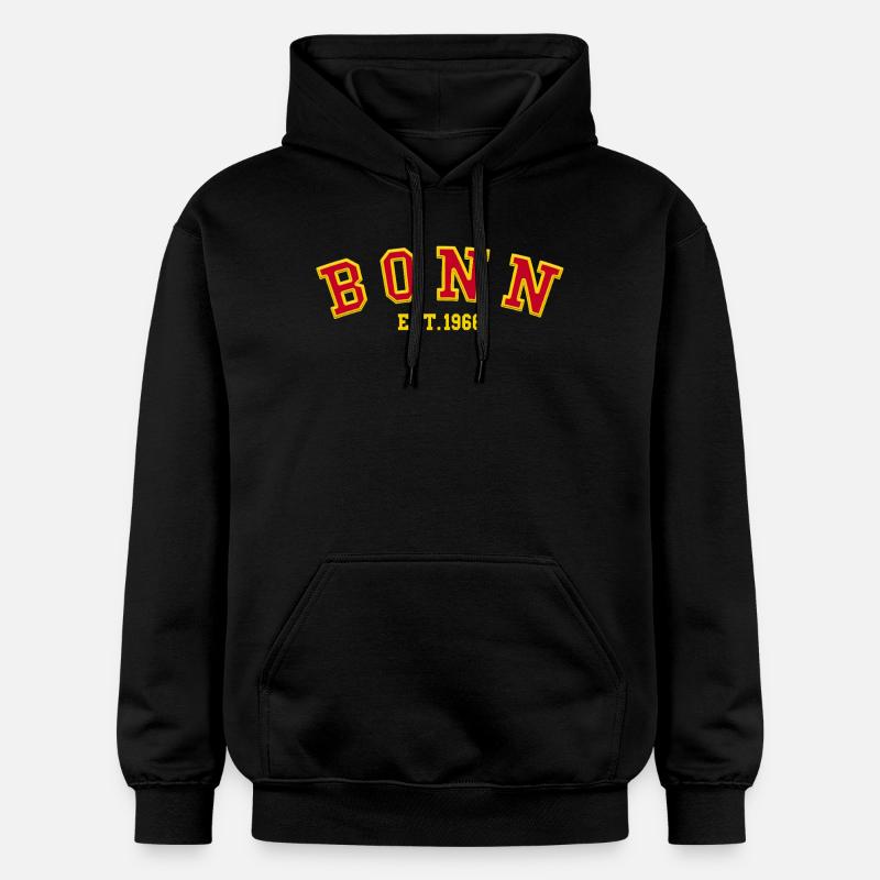Bonn Fondée en 1966 - Sweat à capuche Softstyle® Gildan Unisexe - noir