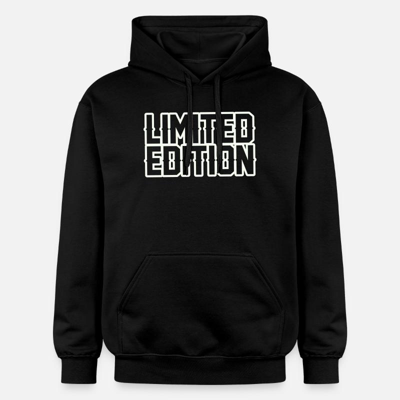 Édition limitée : Geometric Contour - Sweat à capuche Softstyle® Gildan Unisexe - noir