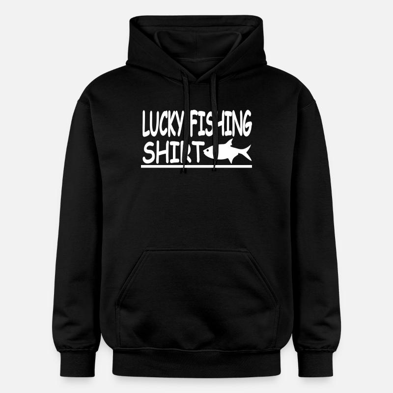 Pêche - Sweat à capuche Softstyle® Gildan Unisexe - noir