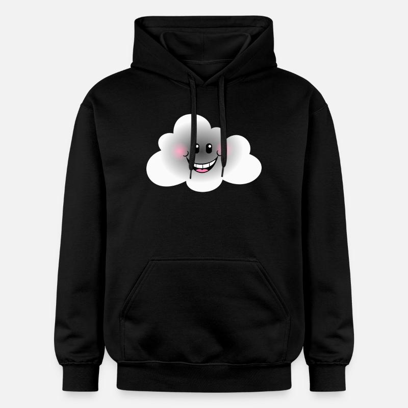 Happy Cloud - Sweat à capuche Softstyle® Gildan Unisexe - noir