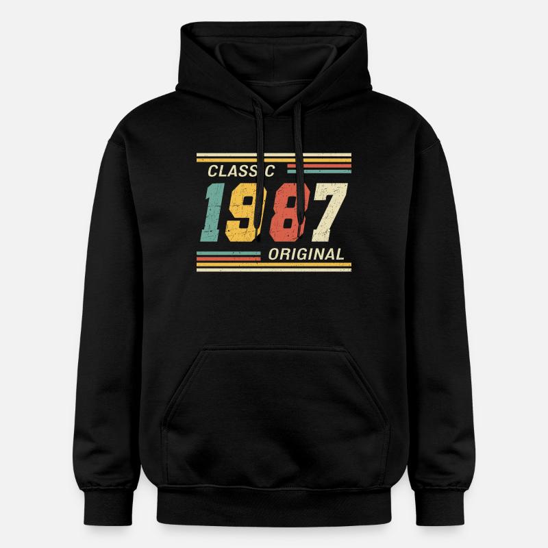 Classique 1987 original 1987 - Sweat à capuche Softstyle® Gildan Unisexe - noir