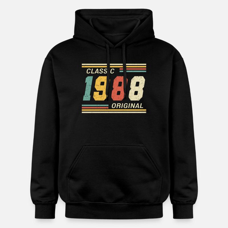 Classique 1988 original 1988 - Sweat à capuche Softstyle® Gildan Unisexe - noir