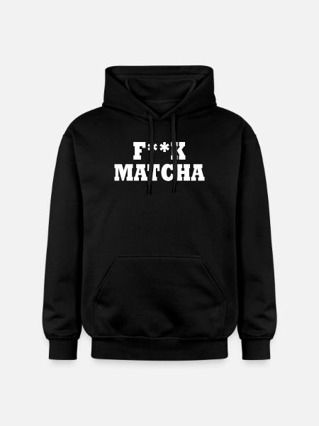 Fuck matcha - Gildan Unisex Softstyle® Midweight Hoodie - black