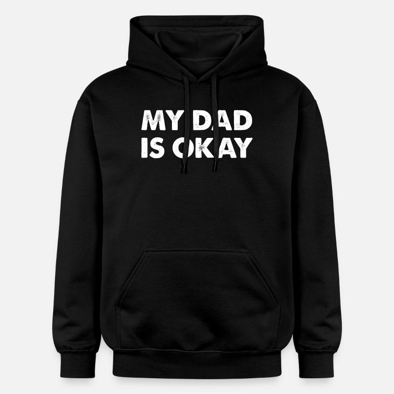 Mon père va bien - Sweat à capuche Softstyle® Gildan Unisexe - noir