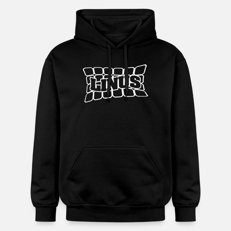 Prénom Linus - Sweat à capuche Softstyle® Gildan Unisexe - noir