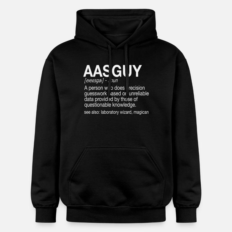 AAS Guy Atomabsorptionsspektrometrie Analytik - Gildan Unisex Softstyle® Midweight Hoodie - Schwarz