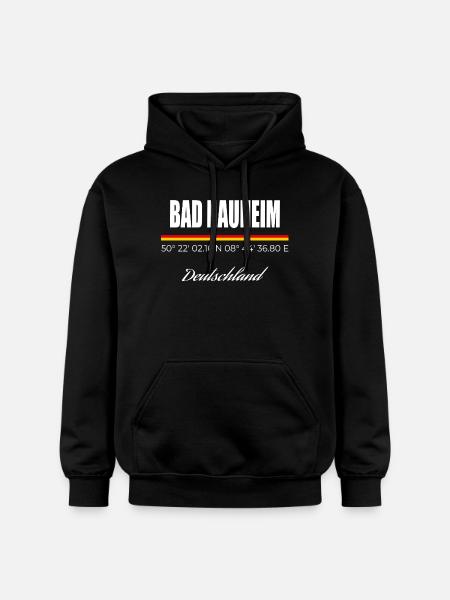 Bad Nauheim - Gildan Unisex Softstyle® Midweight Hoodie - black