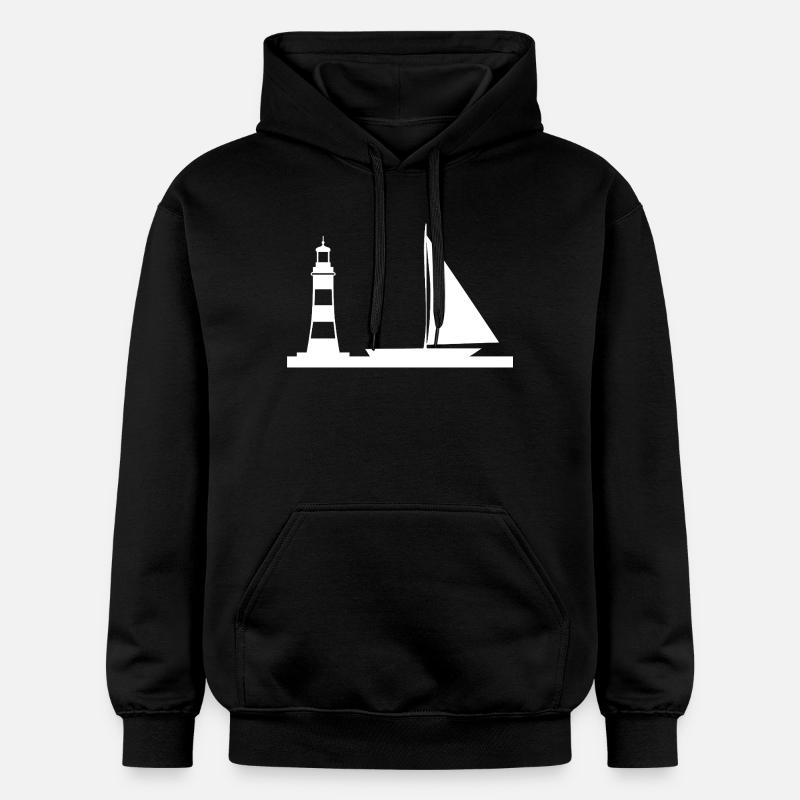 Voile - Sweat à capuche Softstyle® Gildan Unisexe - noir