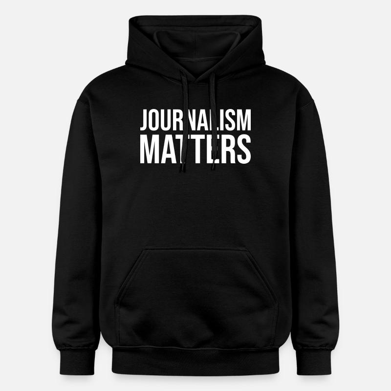 Le journalisme compte - Sweat à capuche Softstyle® Gildan Unisexe - noir