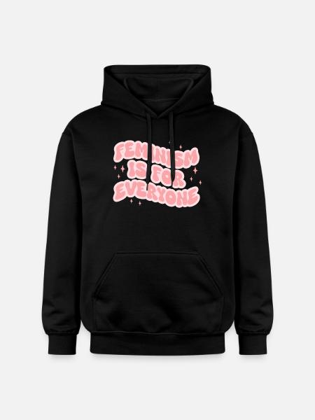 Feminism Is For Everyone - Gildan Unisex Softstyle® Midweight Hoodie - black