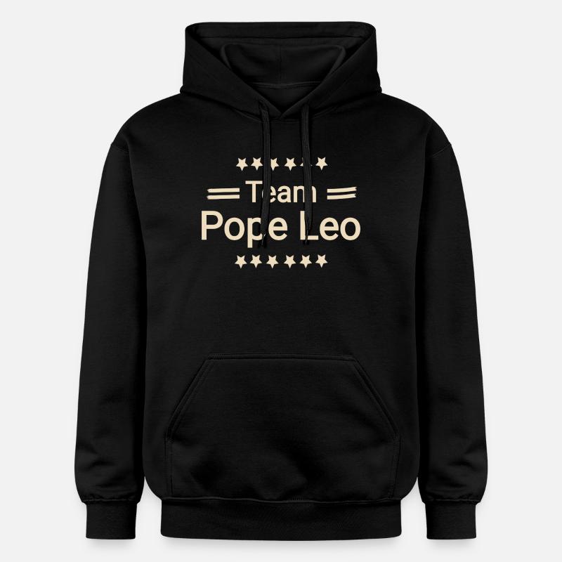 Équipe Pope Leo - Sweat à capuche Softstyle® Gildan Unisexe - noir