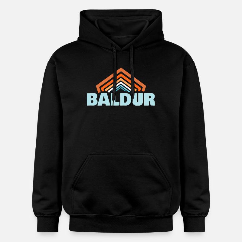Baldur - Sweat à capuche Softstyle® Gildan Unisexe - noir