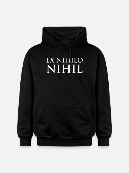 Ex nihilo nihil - Gildan Unisex Softstyle® Midweight Hoodie - black