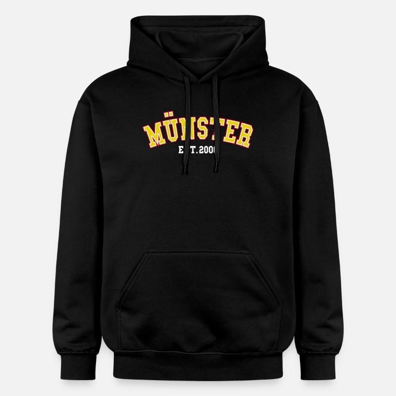 Münster Fondée en 2006 - Sweat à capuche Softstyle® Gildan Unisexe - noir