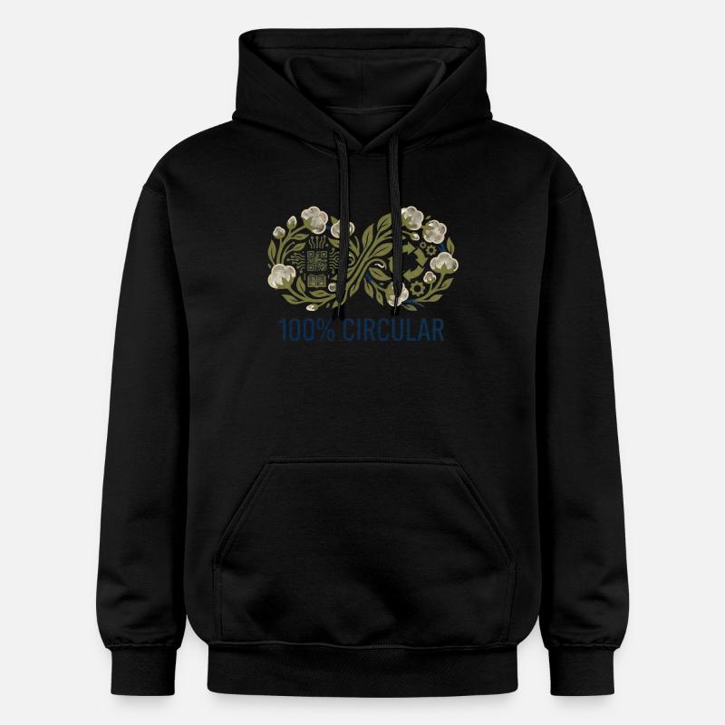 100 % circulaire - Sweat à capuche Softstyle® Gildan Unisexe - noir