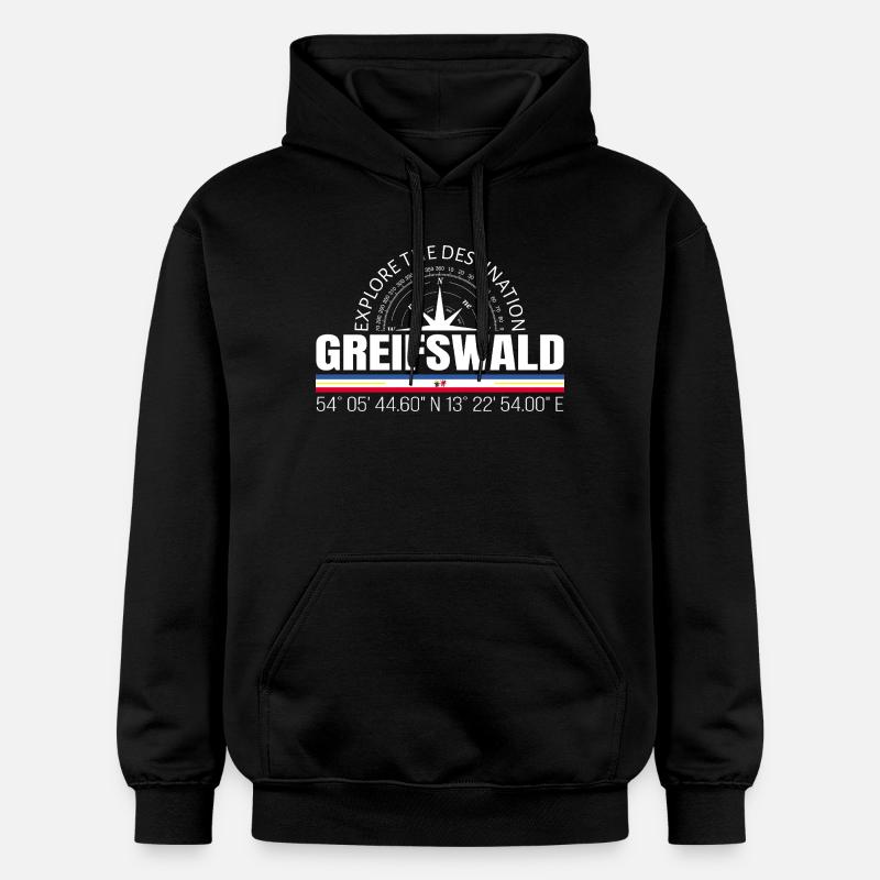 Greifswald - Sweat à capuche Softstyle® Gildan Unisexe - noir