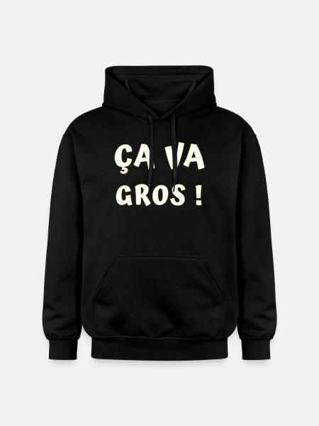 ÇA va gros ! - Sweat à capuche Softstyle® Gildan Unisexe - noir