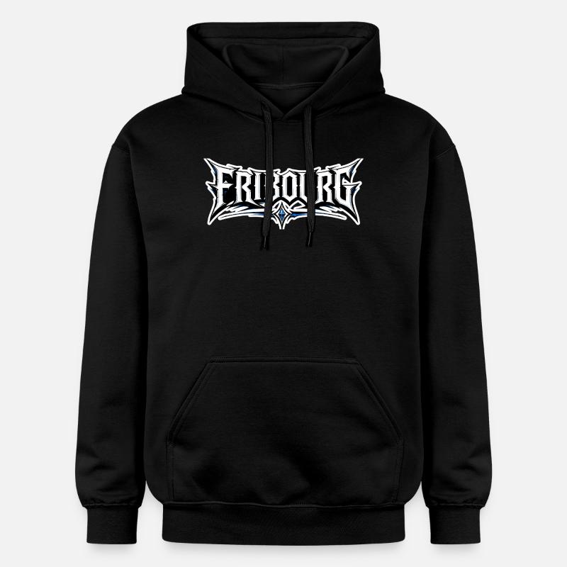 Conception de Fribourg - Sweat à capuche Softstyle® Gildan Unisexe - noir