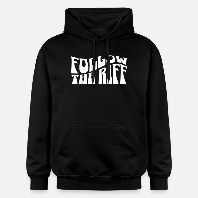 Suivez la faille - Sweat à capuche Softstyle® Gildan Unisexe - noir