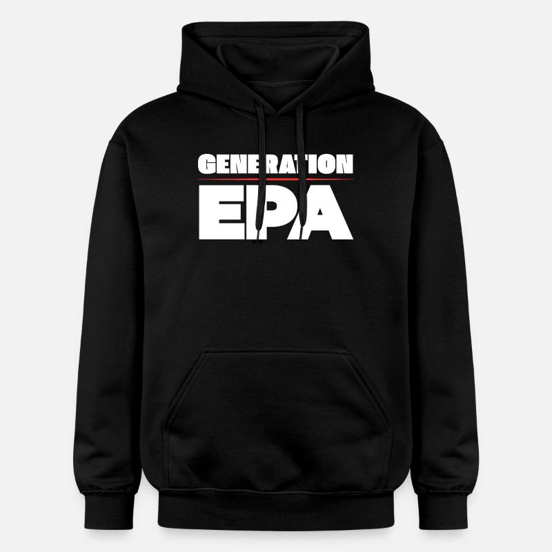 Generation EPA - Gildan Unisex Softstyle® Midweight Hoodie - black