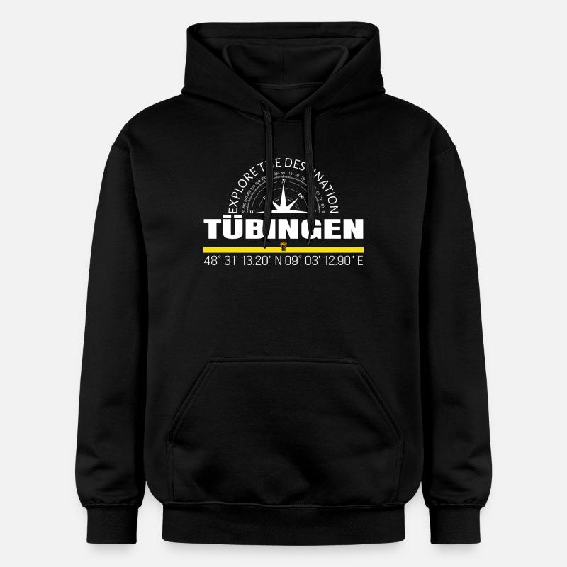 Tübingen - Sweat à capuche Softstyle® Gildan Unisexe - noir