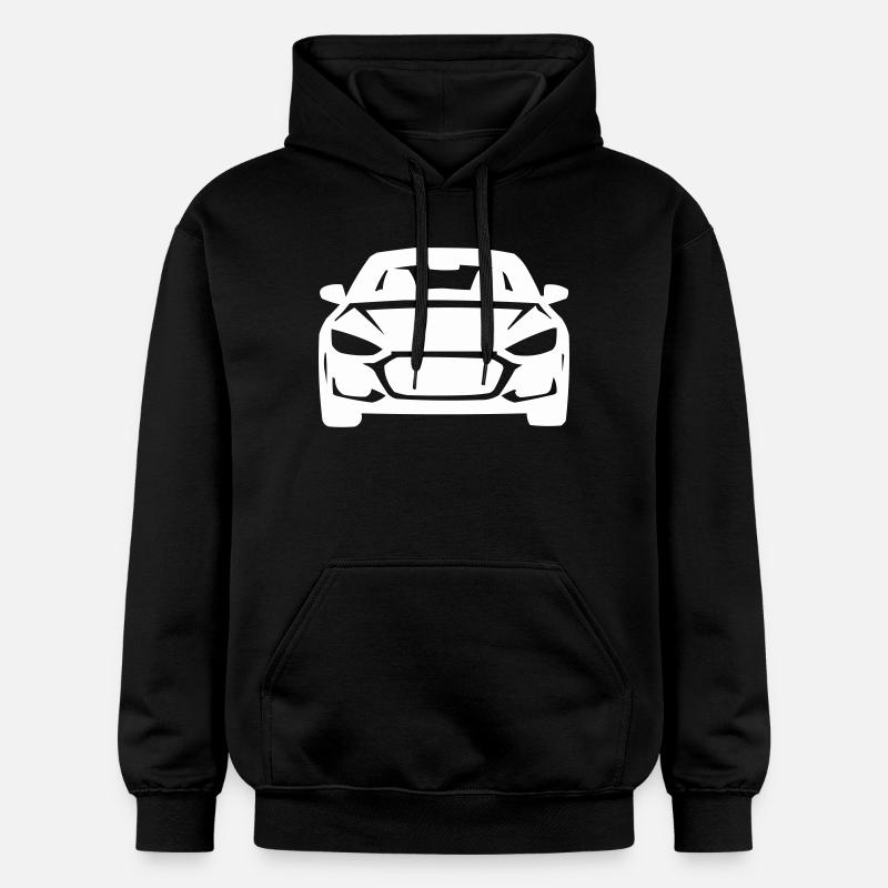 Voiture Silhouette Frontlines - Sweat à capuche Softstyle® Gildan Unisexe - noir