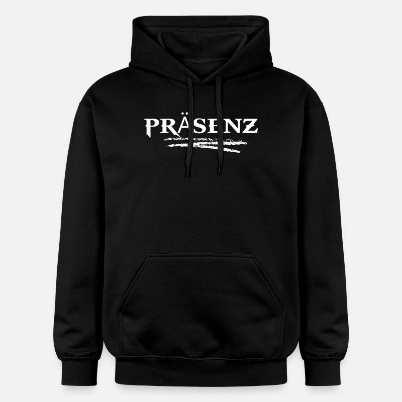 PRÉSENCE – Dans l’ici et maintenant - Sweat à capuche Softstyle® Gildan Unisexe - noir
