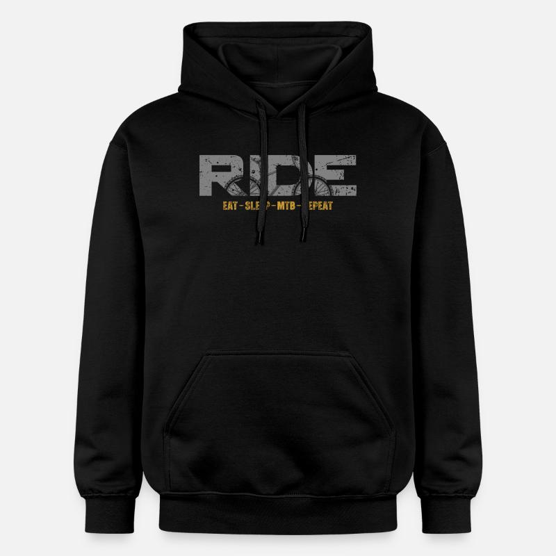 Randonnée VTT - Sweat à capuche Softstyle® Gildan Unisexe - noir