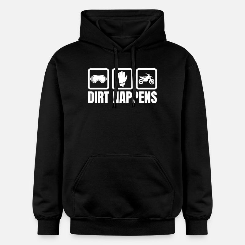 La saleté arrive - Sweat à capuche Softstyle® Gildan Unisexe - noir