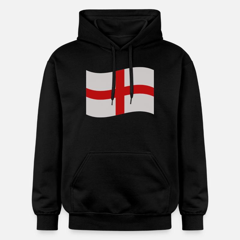 Drapeau anglais - Sweat à capuche Softstyle® Gildan Unisexe - noir