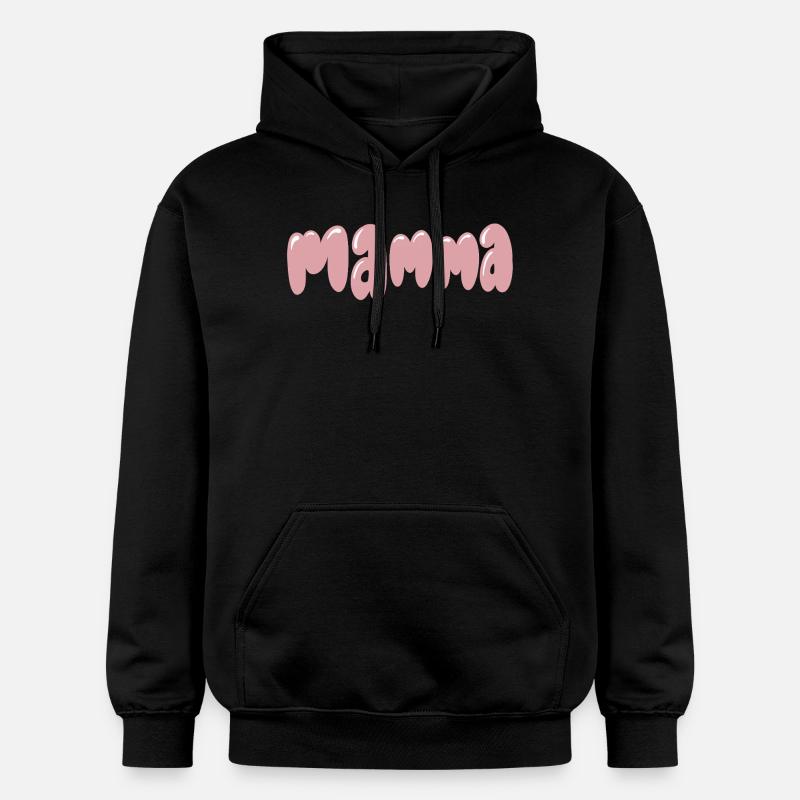 Pétillante Maman Style Joueuse Rose - Sweat à capuche Softstyle® Gildan Unisexe - noir