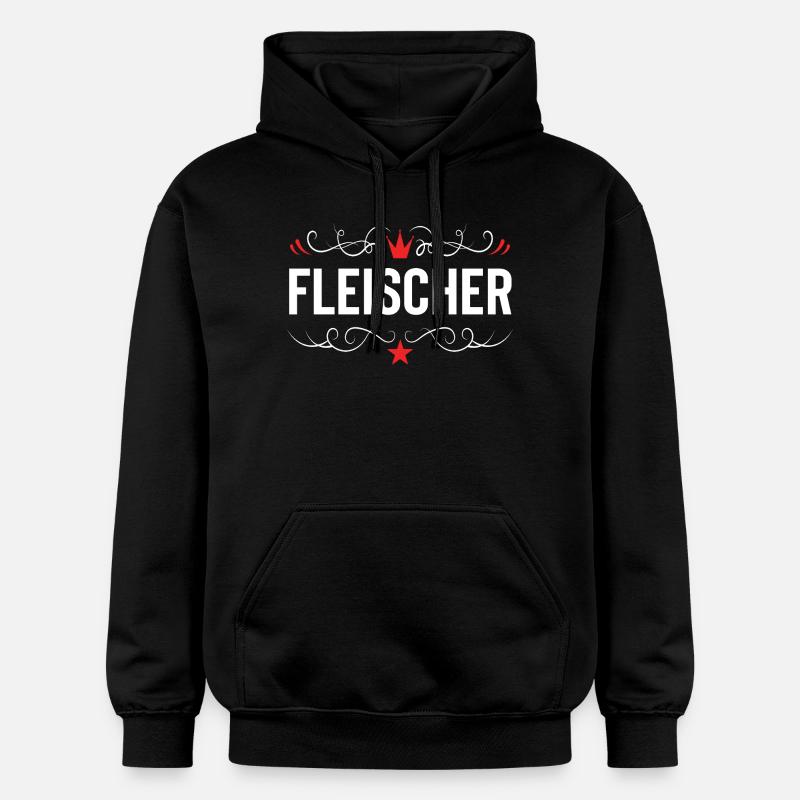 Fleischer Beruf - Gildan Unisex Softstyle® Midweight Hoodie - Schwarz