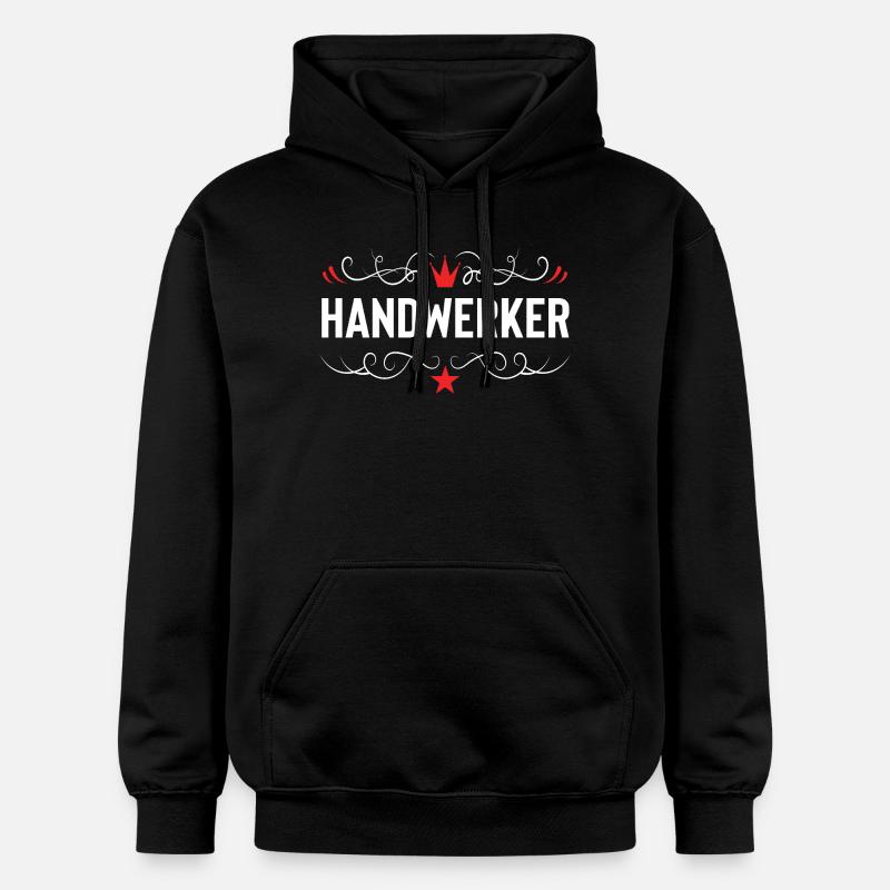 Handwerker Beruf - Gildan Unisex Softstyle® Midweight Hoodie - Schwarz