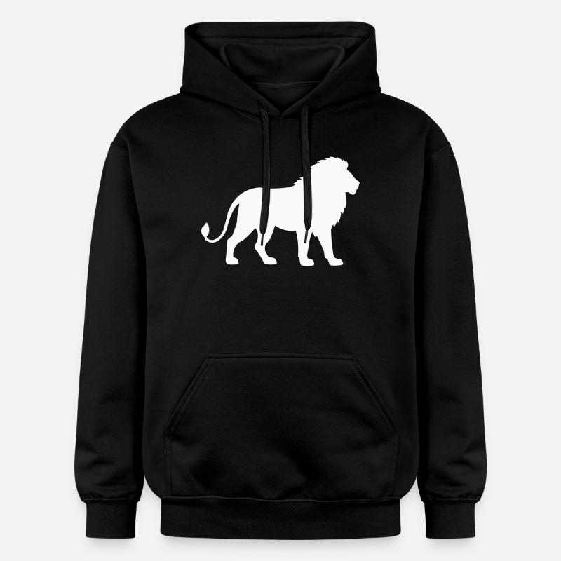 Lion - Sweat à capuche Softstyle® Gildan Unisexe - noir