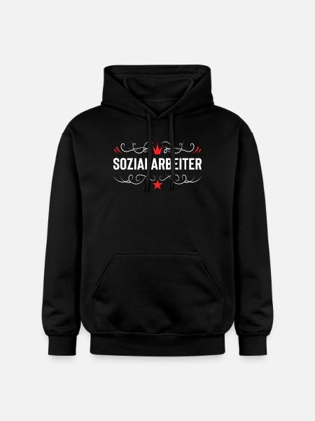 Sozialarbeiter Beruf - Gildan Unisex Softstyle® Midweight Hoodie - Schwarz