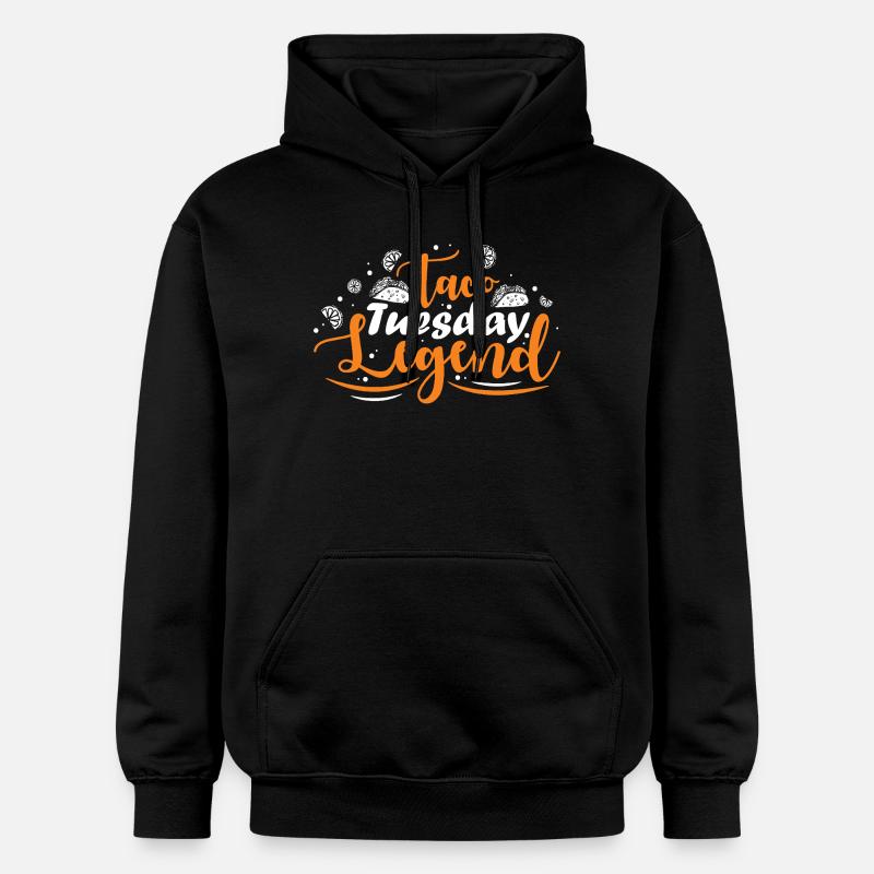 Légende du mardi du taco - Sweat à capuche Softstyle® Gildan Unisexe - noir