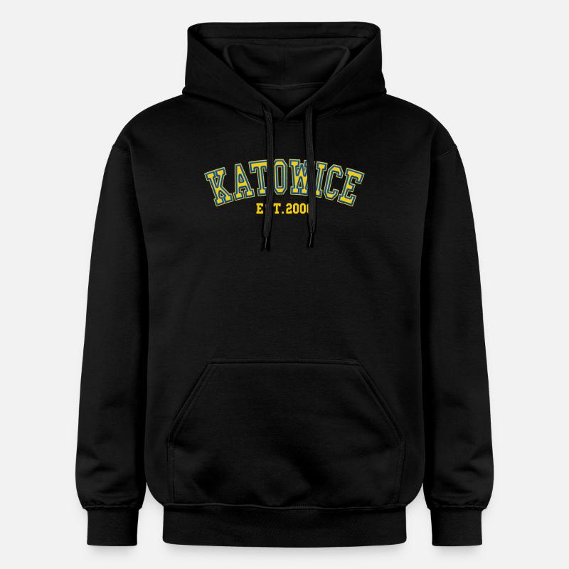 Katowice Fondée en 2006 - Sweat à capuche Softstyle® Gildan Unisexe - noir