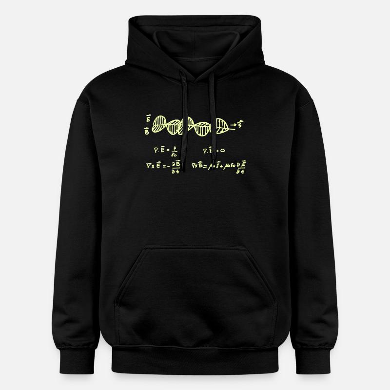 Les équations de Maxwell - Sweat à capuche Softstyle® Gildan Unisexe - noir