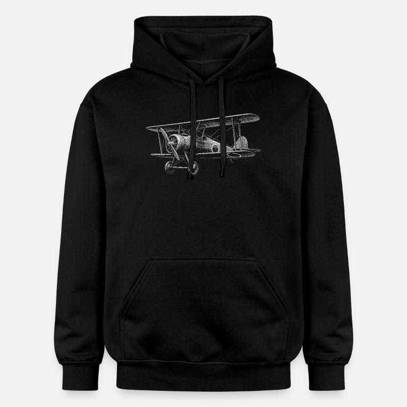 Double-decker - Gildan Unisex Softstyle® Midweight Hoodie - black