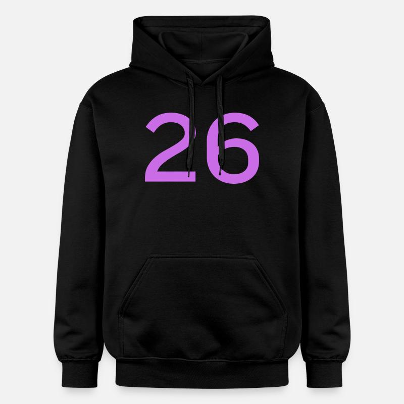 26 - Sweat à capuche Softstyle® Gildan Unisexe - noir
