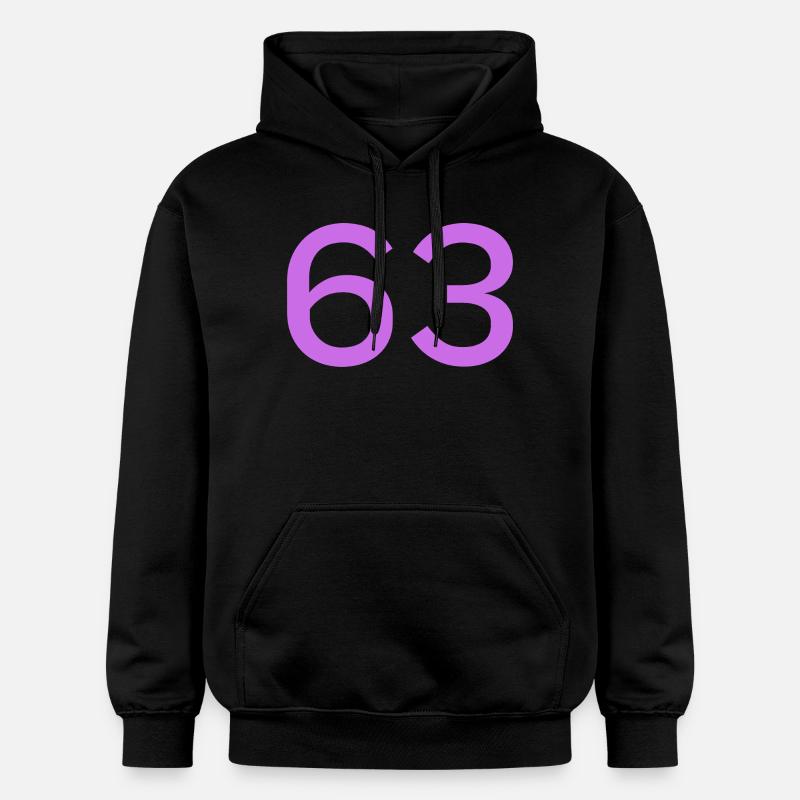 63 - Sweat à capuche Softstyle® Gildan Unisexe - noir
