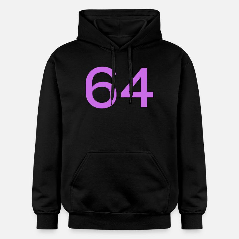 64 - Sweat à capuche Softstyle® Gildan Unisexe - noir