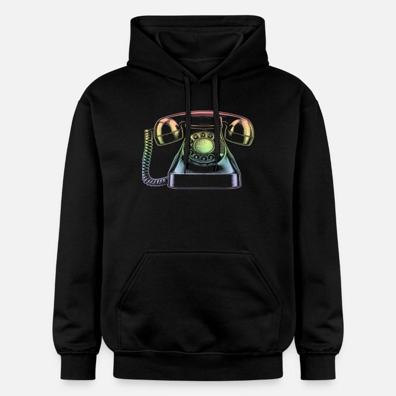 téléphone - Sweat à capuche Softstyle® Gildan Unisexe - noir